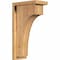 Ekena Millwork Huntington Smooth Corbel w/Backplate, Western Red Cedar, 5 1/2"W x 10"D x 18"H COR06X10X18HUN01SWR - alternate 1